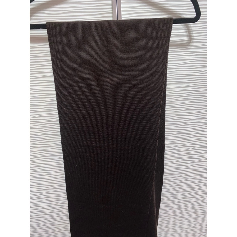 Moschino dark brown scarf - Picture 3 of 5